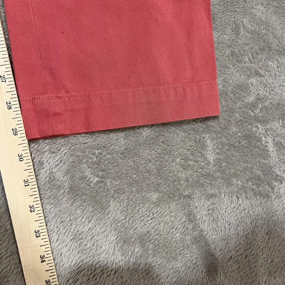 Polo Ralph Lauren Pants Mens 31x30 Red Polo Chino Classic Fit Twill Cotton
